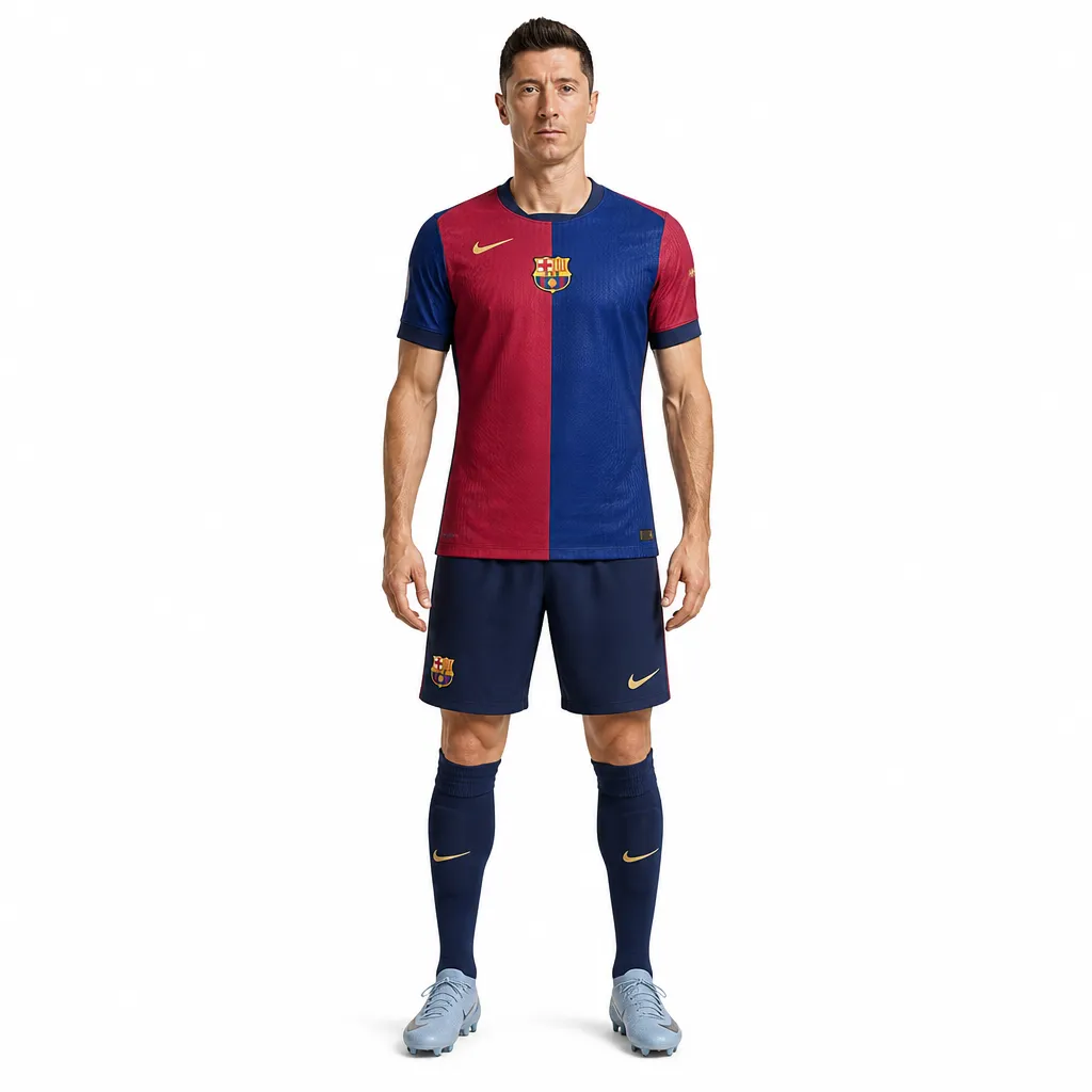 Robert Lewandowski Figurine 3D Model .c4d .max .obj .3ds .fbx .stl .blend 