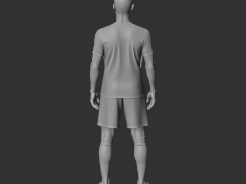 Robert Lewandowski Figurine 3D Model