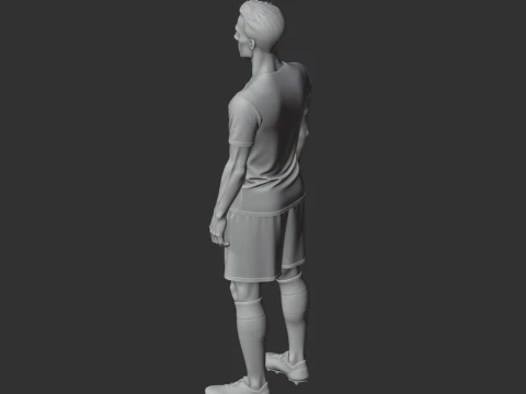 Robin van Persie Figurine 3D Model