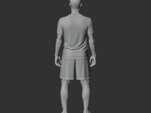 Robin van Persie Figurine 3D Model