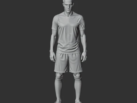Robin van Persie Figurine 3D Model