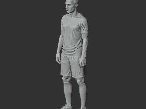 Robin van Persie Figurine 3D Model