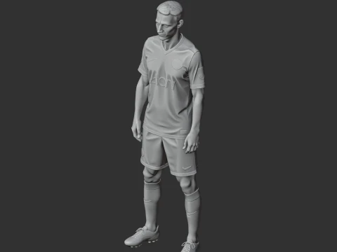 Ryan Giggs Figurine 3D Model