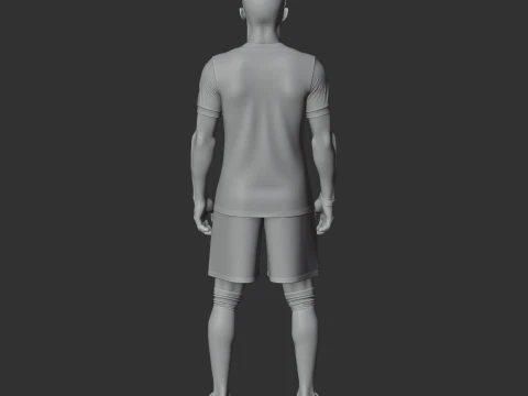 Sadio Man Figurine 3D Model