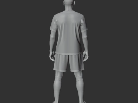 Samuel Etoo Figurine 3D Model