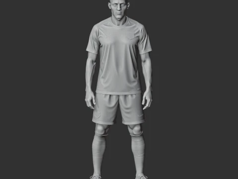Samuel Etoo Figurine 3D Model
