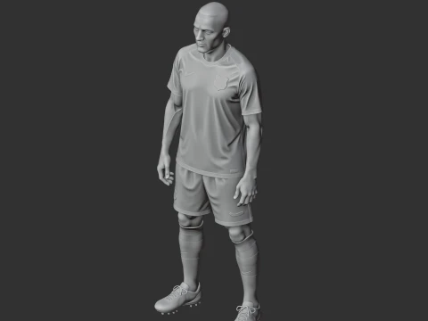 Samuel Etoo Figurine 3D Model