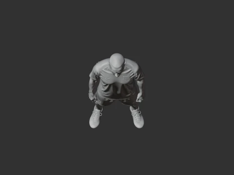 Samuel Etoo Figurine 3D Model