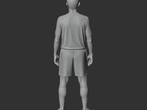 Steven Gerrard Figurine 3D Model