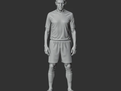 Steven Gerrard Figurine 3D Model