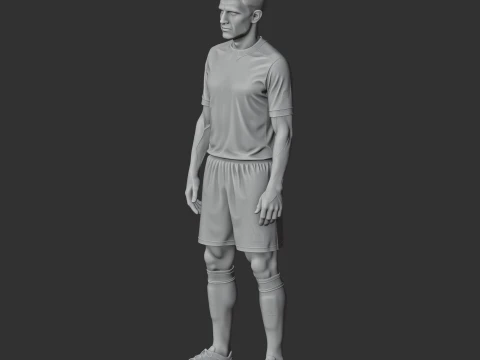Steven Gerrard Figurine 3D Model