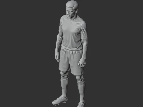 Steven Gerrard Figurine 3D Model