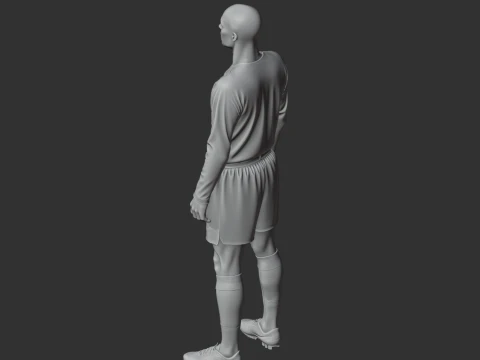 Thierry Henry Figurine 3D Model