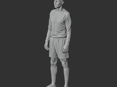 Thierry Henry Figurine 3D Model