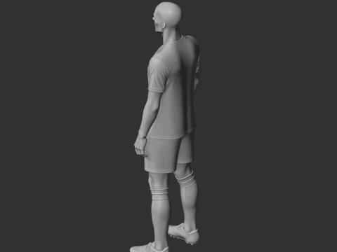 Virgil van Dij Fguine 3D Model