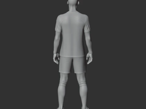 Virgil van Dij Fguine 3D Model