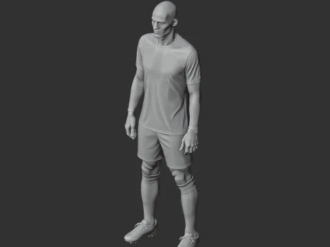 Virgil van Dij Fguine 3D Model