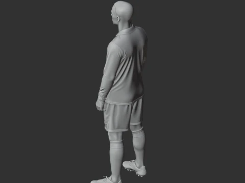 Wayne Rooney Figurine 3D Model