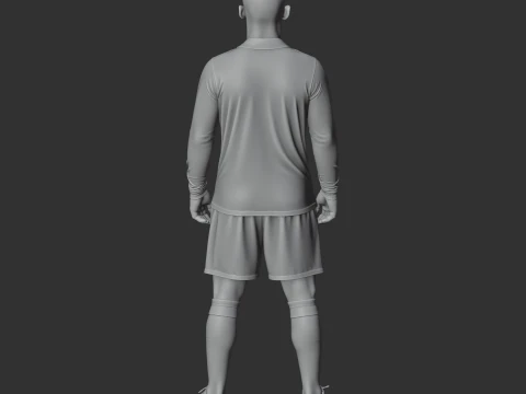 Wayne Rooney Figurine 3D Model