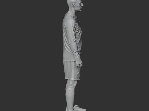 Wayne Rooney Figurine 3D Model