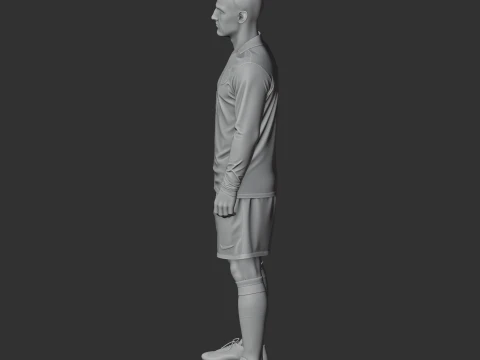Wayne Rooney Figurine 3D Model