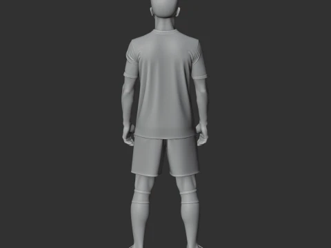 Xavi Figurine 3D Model
