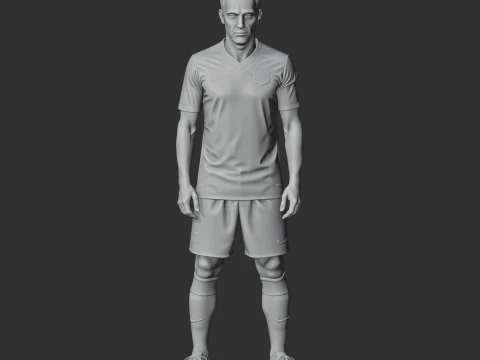 Xavi Figurine 3D Model