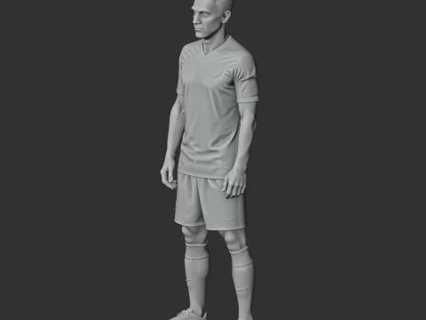 Xavi Figurine 3D Model