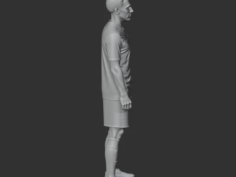 Xavi Figurine 3D Model