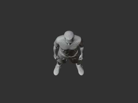 Xavi Figurine 3D Model