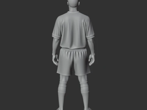JayJay Okocha Figurine 3D Model