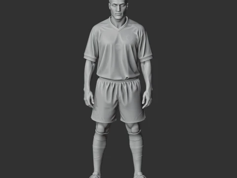 JayJay Okocha Figurine 3D Model
