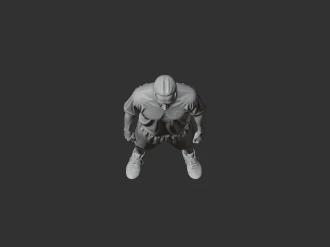JayJay Okocha Figurine 3D Model