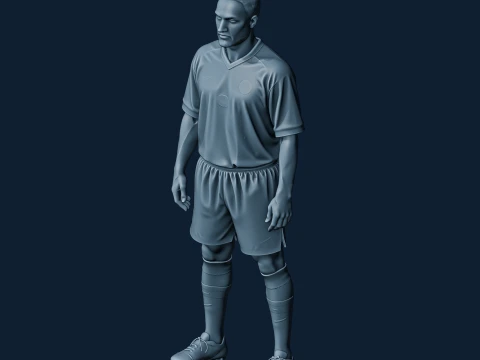 JayJay Okocha Figurine 3D Model