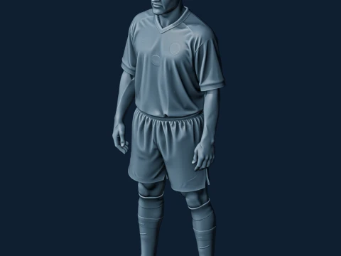 JayJay Okocha Figurine 3D Model