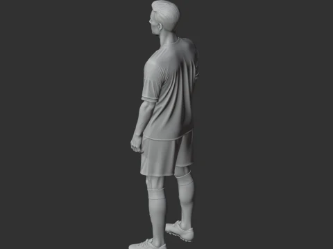 KlaasJan Huntelaar Figurine 3D Model