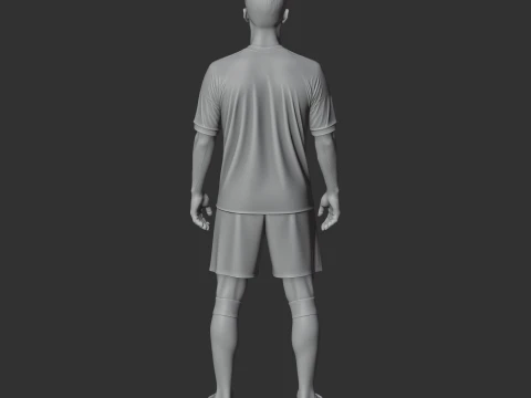 KlaasJan Huntelaar Figurine 3D Model