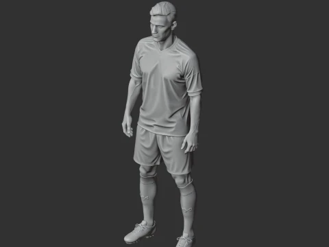 KlaasJan Huntelaar Figurine 3D Model
