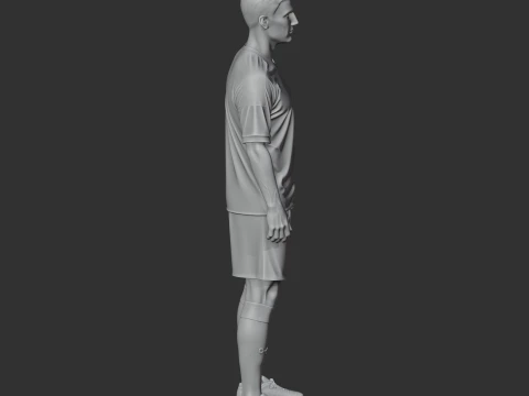KlaasJan Huntelaar Figurine 3D Model