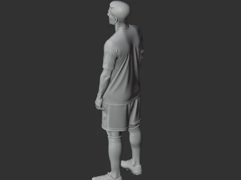 Riquelme Figurine 3D Model