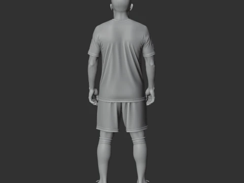 Riquelme Figurine 3D Model