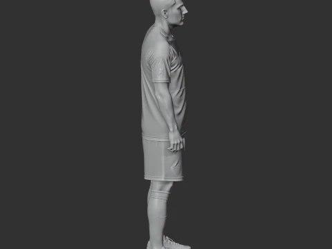 Riquelme Figurine 3D Model