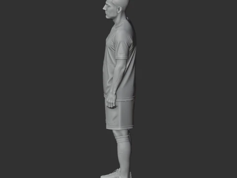 Riquelme Figurine 3D Model