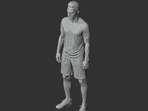 Robin van Persie Figurine 3D Model