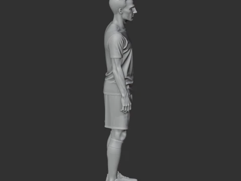 Robin van Persie Figurine 3D Model