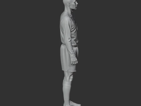 Thierry Henry Figurine 3D Model