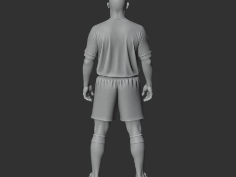 Ronaldo Nazrio Figurine 3D Model