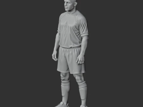 Ronaldo Nazrio Figurine 3D Model