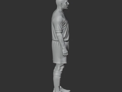 Ronaldo Nazrio Figurine 3D Model