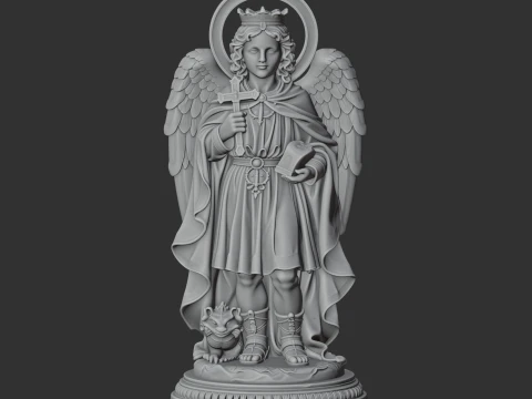 Saint Abanoub - Devotional Statue 3D Model